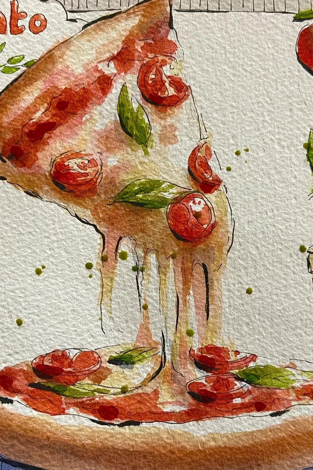 Colour, daily scenes, and perspective practice